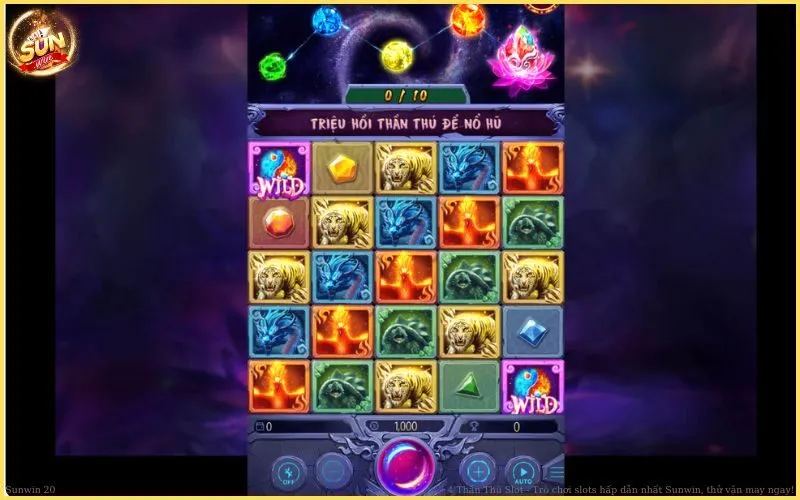 Sơ lược về 4 Thần Thú Slot tại Sunwin