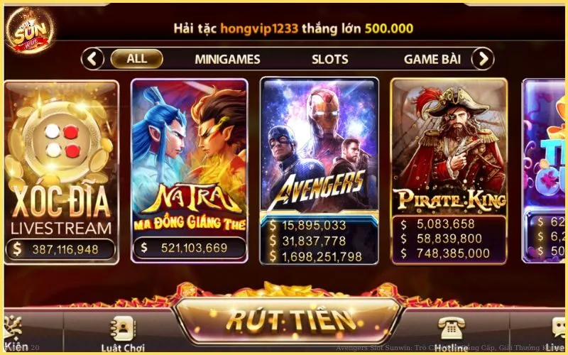 Các chiến thuật chơi Avengers Slot tại Sunwin hiệu quả 