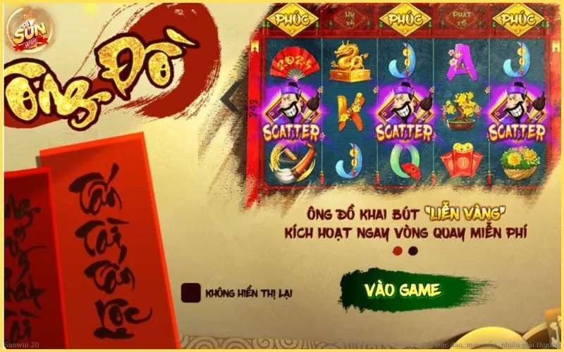 Biểu tượng trong game Ông Đồ Slot tại Sunwin20