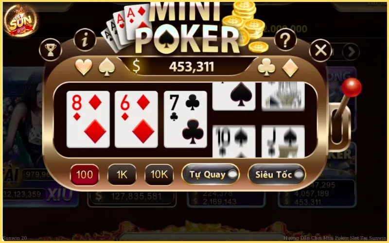 Các chiến thuật chơi Mini Poker Slot hiệu quả