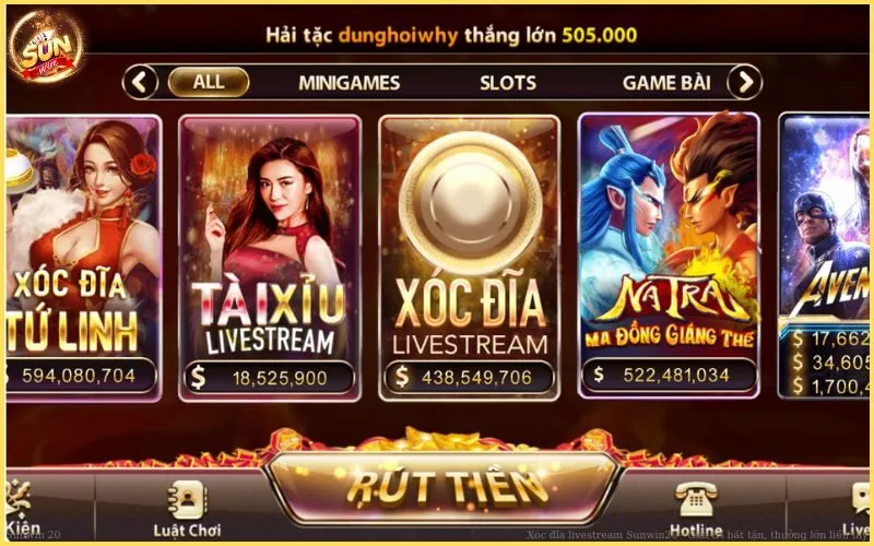 Luật chơi Xóc đĩa livestream tại Sunwin20